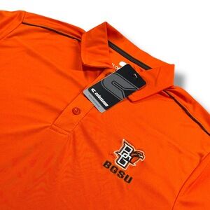 BGSU Bowling Green State University‎ Falcons Polo Shirt Mens Size Small S
